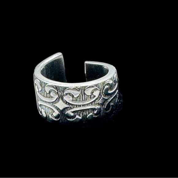 Roger's Co Casa Vista Artisan Spoon Open Ring Size 7 Vintage Stainless Steel - Picture 14 of 16